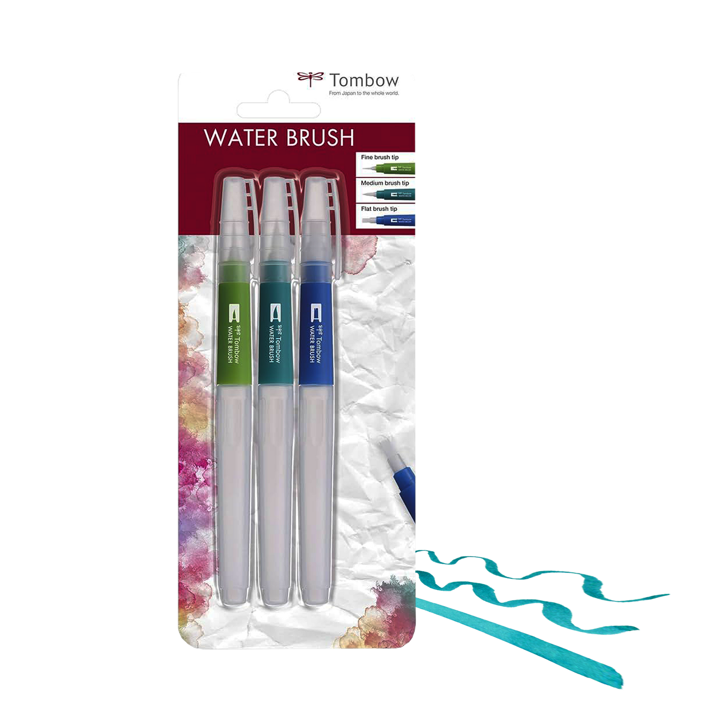 Set 3 Pennelli con Serbatoio