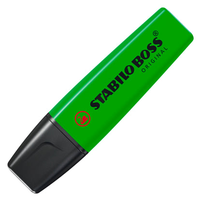 STABILO BOSS Fluo / Verde 70/33 — tappo chiuso