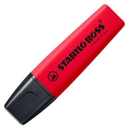 STABILO BOSS Fluo / Rosso vero 70/48 — tappo chiuso