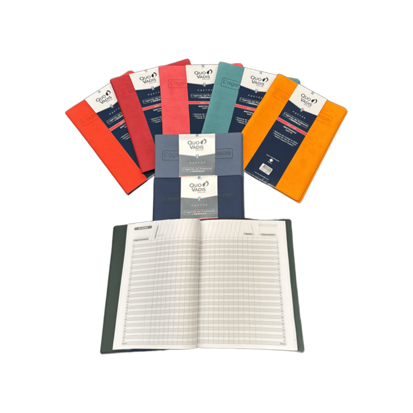 Agenda del Professore Quo Vadis 2025-2026 - Formato Maxi 21x27 cm